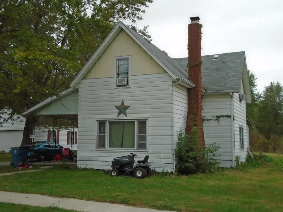 The same house after repainting