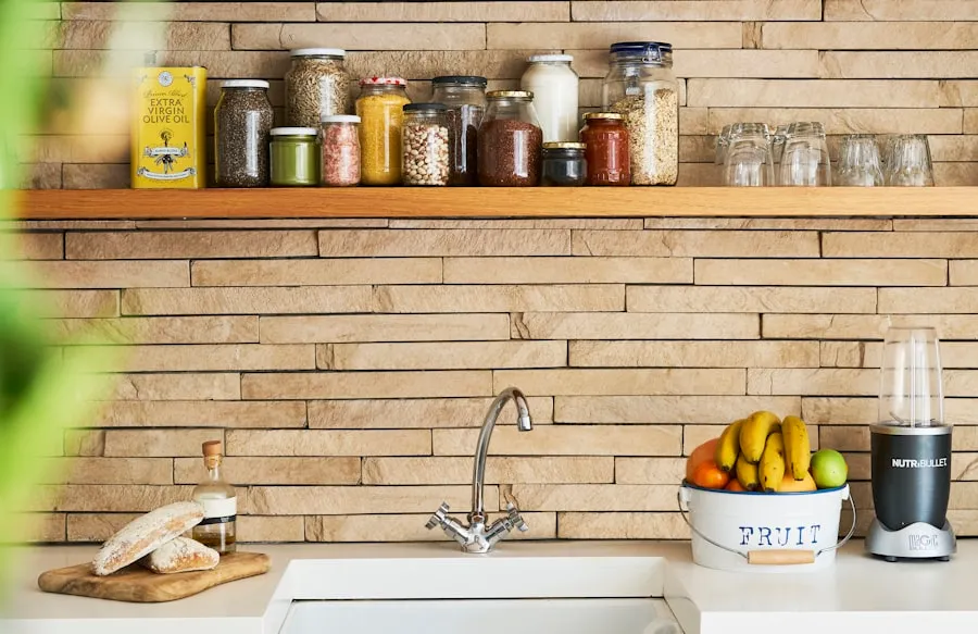The spice wall and bulk pulses in the Cedarview pantry aisle