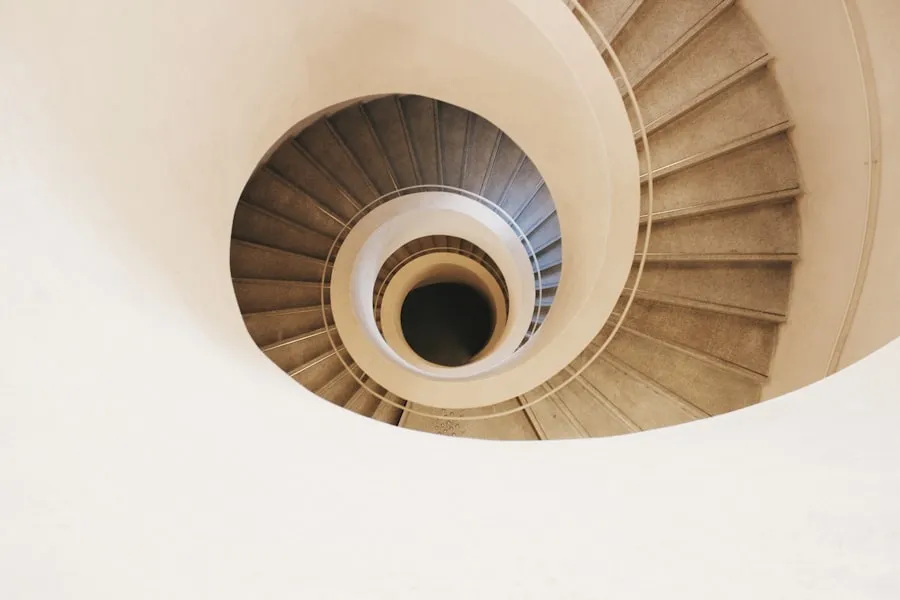 The Oshawa stairwell before